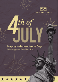 Fourth of July Greeting Flyer Image Preview