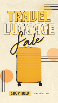 Travel Luggage Discounts Instagram Story Design
