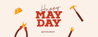 Happy May Day Facebook cover Image Preview