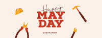 Happy May Day Facebook Cover Design