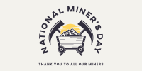 Miners Day Celebration Twitter post Image Preview