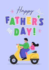 Quirky Father's Day Flyer Image Preview