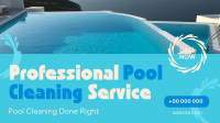 Pool Cleaning Service Facebook Event Cover Design