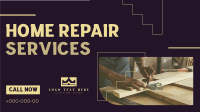 Simple Home Repair Service Animation Design