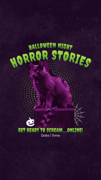 Halloween Horror Stories Instagram Story Design