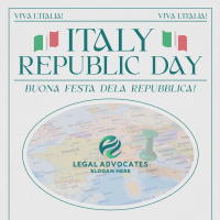 Retro Italian Republic Day Instagram Post Image Preview