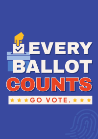 Every Ballot Counts Poster Image Preview