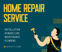 Home Repair Man Service Offer Facebook post Image Preview