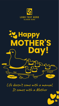 Mother Duck Facebook Story Design