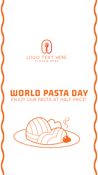 World Pasta Day Vector Instagram story Image Preview