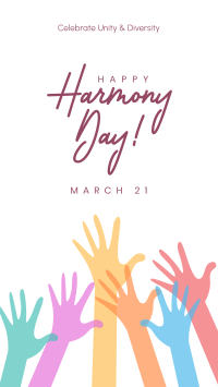 Harmony Day Hands Facebook story Image Preview