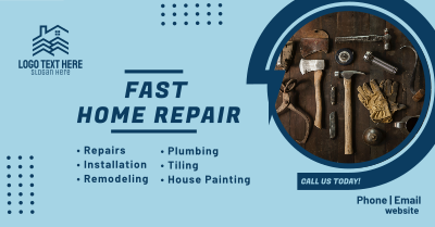 Fast Home Repair Facebook ad