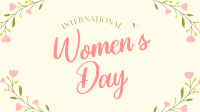 Floral Womens Day Facebook Event Cover Design