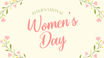 Floral Womens Day Facebook event cover Image Preview