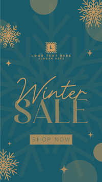 Winter Snowball  Sale Instagram Story Design