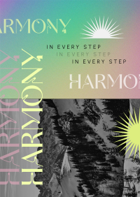 Harmony in Every Step Poster Design