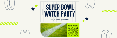 Super Bowl Sport Twitter header (cover) Image Preview