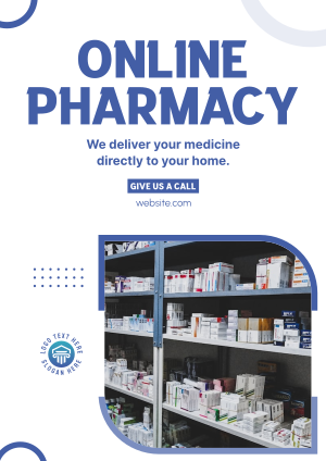 Pharmacy Delivery Flyer Image Preview