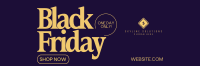 Stylish Black Friday Twitter Header Image Preview