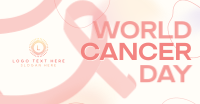 Gradient World Cancer Day Facebook Ad Preview