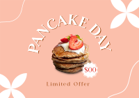 Yummy Pancakes Postcard Design