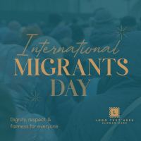 International Migrants Day Linkedin Post Design