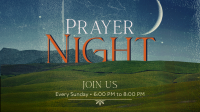Prayer Night  Facebook Event Cover Design