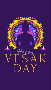 Festival Vesak Facebook story Image Preview