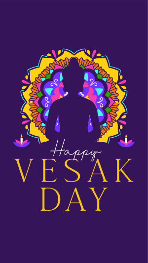 Festival Vesak Facebook story Image Preview