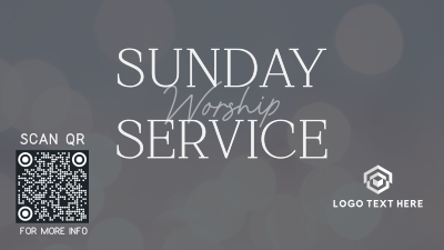 Sunday Worship Gathering Facebook event cover Image Preview