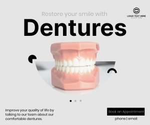 Denture Smile Facebook post Image Preview