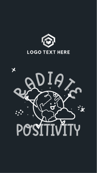 Positive Vibes Facebook Story Design
