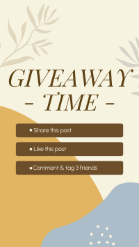 Organic Leaves Giveaway Mechanics YouTube short Image Preview