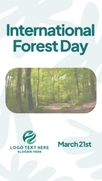 Forest Day Greeting TikTok video Image Preview
