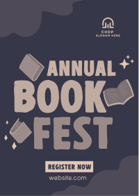 Annual Book Event Flyer Design