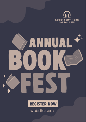 Annual Book Event Flyer Image Preview