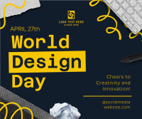 Modern Design Day Greeting Facebook Post Preview