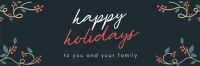 Holiday Season Greeting Twitter Header Design