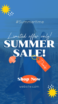 Tropical Summer Sale Instagram Story Design