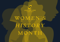 Celebrate Women's History Postcard Design