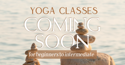 Yoga Classes Coming Facebook ad Image Preview