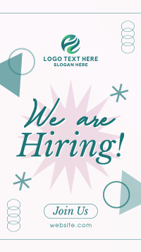 Quirky We're Hiring YouTube Short Design