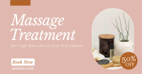 Elegant Massage Promo Facebook ad Image Preview