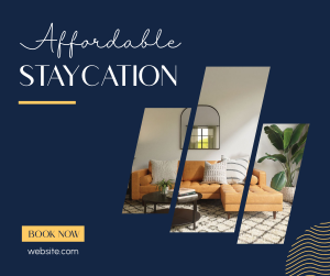 Affordable Staycation Facebook post Image Preview