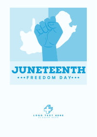 Juneteenth Freedom Celebration Flyer Design