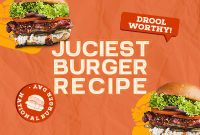 Double Special Burger Pinterest board cover Image Preview