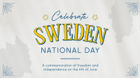 Conventional Sweden National Day Facebook event cover Image Preview