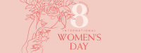 Rose Women's Day Facebook Cover Design