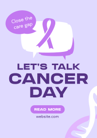 Cancer Awareness Discussion Poster Image Preview
