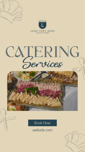 Catering Business Promotion Facebook story Image Preview